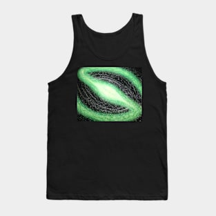 Green galaxy Tank Top